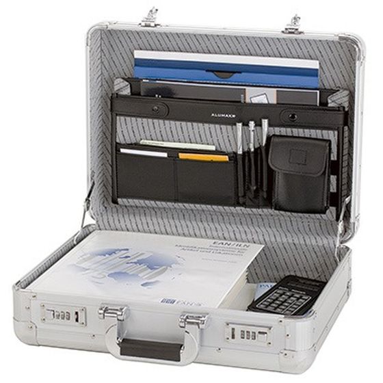 ALUMAXX Aktenkoffer TAURUS 45114 45,3x33,5x15cm Aluminium silber - 1