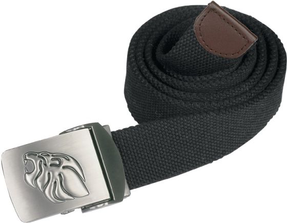 Gürtel Belt 130cm schwarz 70%PES/30 %CO U.POWER - 1