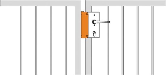 Schließkasten 145G-50 VA z.Anschr.AMF - 2